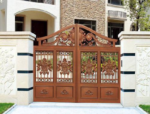 洛陽歐式鋁藝大門1