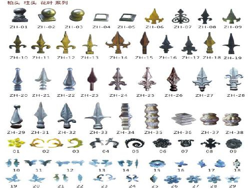 洛陽鐵藝-槍尖、柱頭、小花